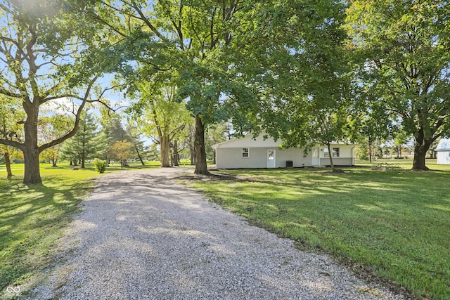 view of dirt / gravel road