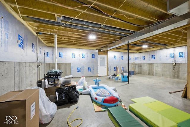 1340 Apache Trl, Martinsville, IN 46151 - view of unfinished basement