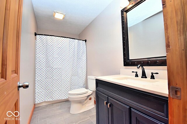 1340 Apache Trl, Martinsville, IN 46151 - full bathroom featuring toilet, vanity, and a shower with shower curtain