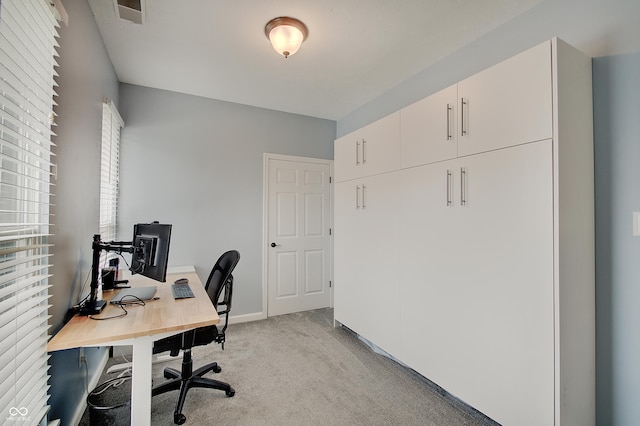 1009 Broadway St, Indianapolis, IN 46202 - home office featuring light colored carpet and baseboards
