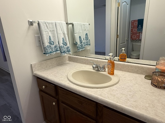 11523 Coastal Way, Indianapolis, IN 46229 - bathroom with vanity and toilet