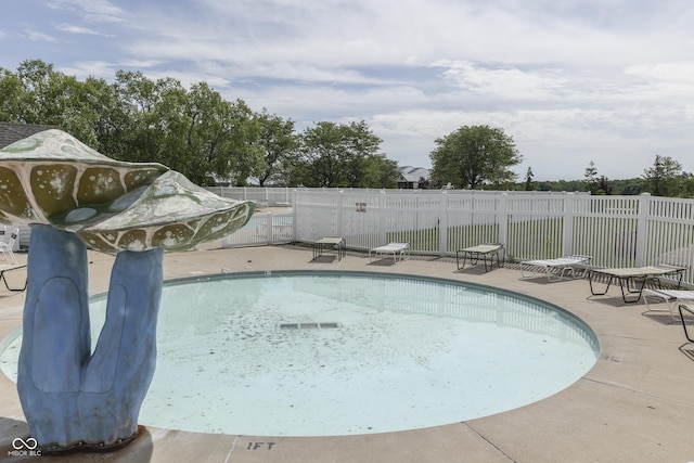 6542 E Edna Mills Dr, Camby, IN 46113 - community pool featuring a patio area