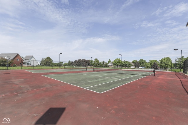 6542 E Edna Mills Dr, Camby, IN 46113 - view of tennis court