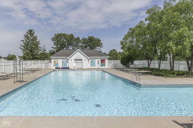 6542 E Edna Mills Dr, Camby, IN 46113 - community pool featuring a patio area
