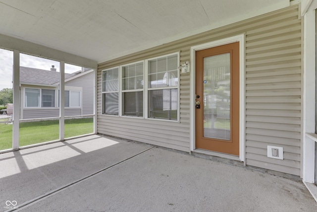 6542 E Edna Mills Dr, Camby, IN 46113 - view of unfurnished sunroom