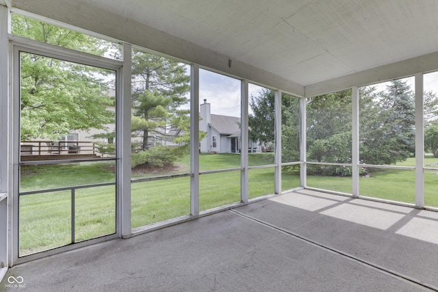 6542 E Edna Mills Dr, Camby, IN 46113 - view of unfurnished sunroom