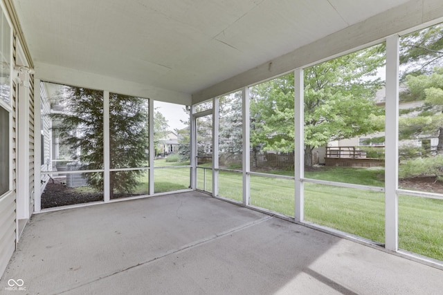 6542 E Edna Mills Dr, Camby, IN 46113 - view of unfurnished sunroom