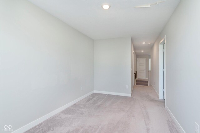 9604 Beckett St, Avon, IN 46123 - unfurnished room featuring light carpet, recessed lighting, and baseboards