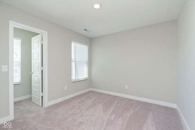 9604 Beckett St, Avon, IN 46123 - unfurnished bedroom featuring light colored carpet, baseboards, and recessed lighting