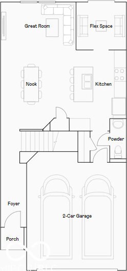 9604 Beckett St, Avon, IN 46123 - floor plan / room layout