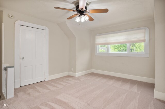 117 S Spencer Ave, Indianapolis, IN 46219 - additional living space featuring carpet, a ceiling fan, and baseboards