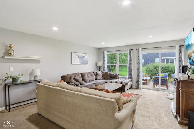 2911 W Hawanian Ln, Monrovia, IN 46157 - living area with light colored carpet and recessed lighting