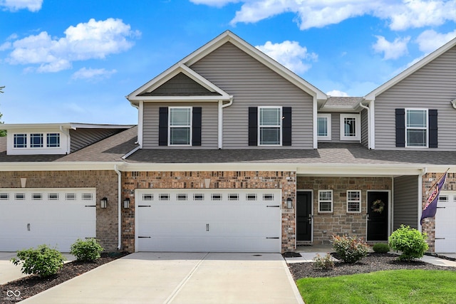 6463 Wasco Dr, Whitestown, IN 46075 - multi unit property featuring driveway, a garage, and roof with shingles