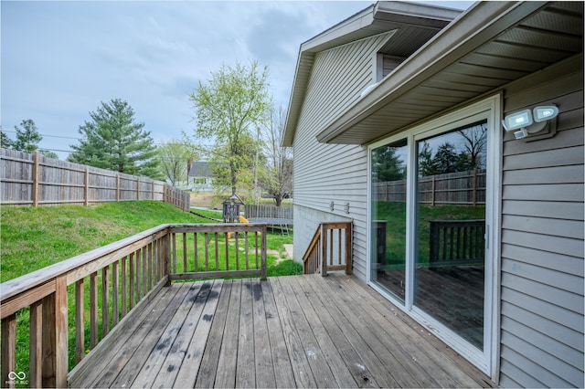 917 Timothy Ct, Bloomington, IN 47403 - view of wooden terrace