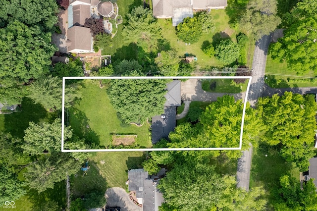 2120 Wynnedale Rd, Indianapolis, IN 46228 - aerial overview of property's location with property boundaries highlighted