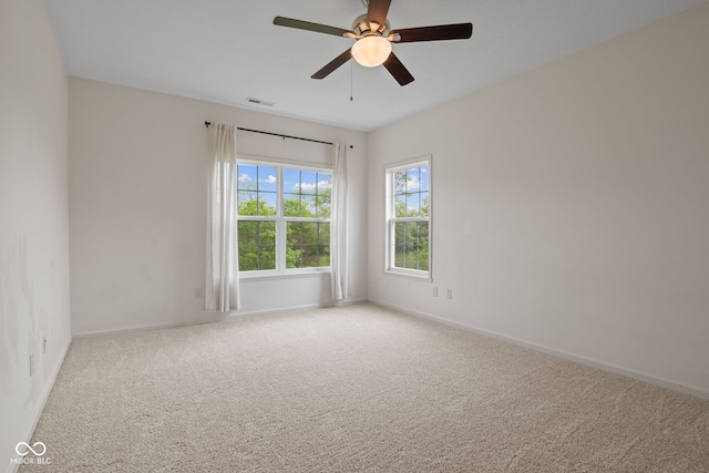 4261 Washington Blvd, Plainfield, IN 46168 - empty room featuring ceiling fan, carpet flooring, and baseboards