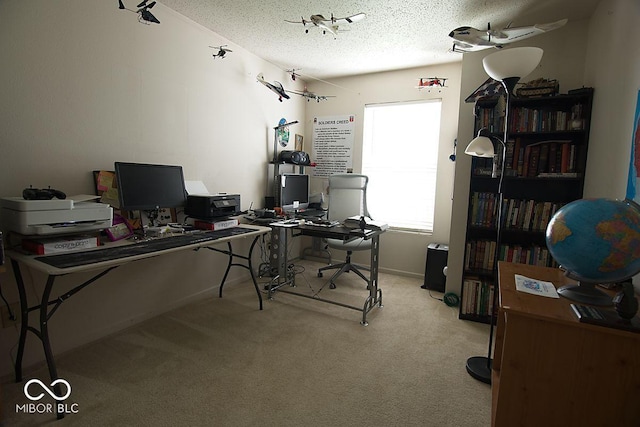 7737 Wolfgang Pl, Indianapolis, IN 46239 - carpeted office space with a textured ceiling
