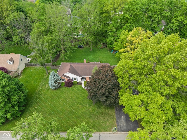 view of subject property