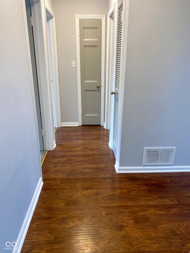 1150 Canterbury Ct Apt D, Indianapolis, IN 46260 - hall featuring baseboards and wood finished floors