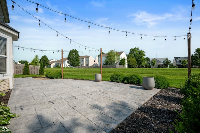 12331 Chiseled Stone Dr, Fishers, IN 46037 - view of patio / terrace with a residential view