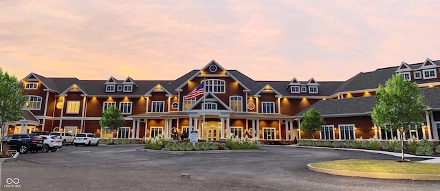 1475 Old Hickory Ln, Westfield, IN 46074 - property at dusk with uncovered parking