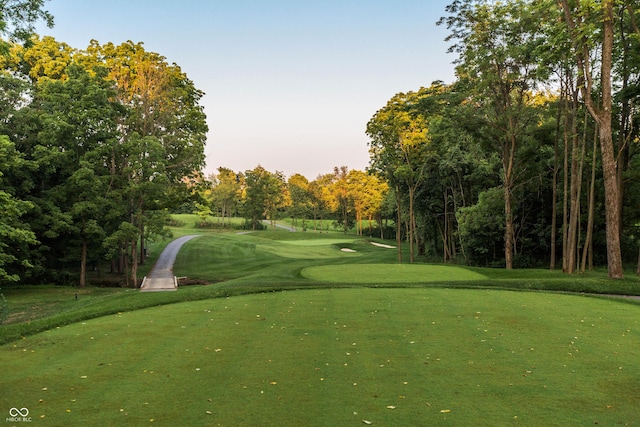 1475 Old Hickory Ln, Westfield, IN 46074 - view of home's community with view of scattered trees, view of golf course, and a lawn