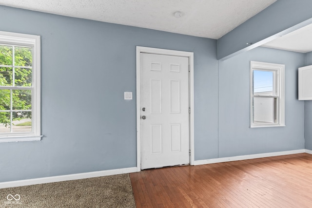 703 Kappes St, Indianapolis, IN 46221 - entryway featuring baseboards, wood-type flooring, and healthy amount of natural light