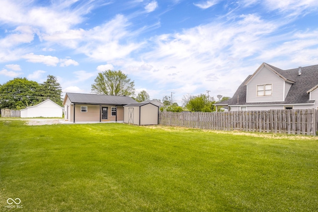 632 W Central Ave, Greensburg, IN 47240 - view of yard featuring an outbuilding and a storage shed