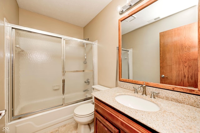 9158 Oak Knoll Ln, Fishers, IN 46037 - bathroom featuring vanity and combined bath / shower with glass door