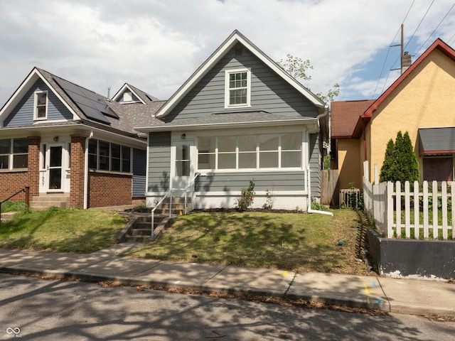 1661 S Talbott St, Indianapolis, IN 46225 - view of front of house with entry steps and brick siding