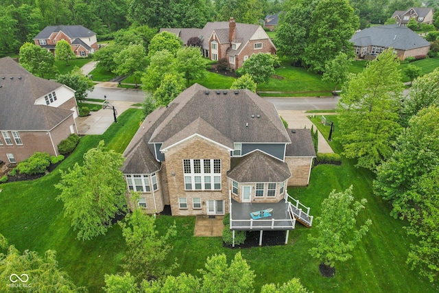 3744 Abney Point Dr, Carmel, IN 46077 - aerial view of residential area