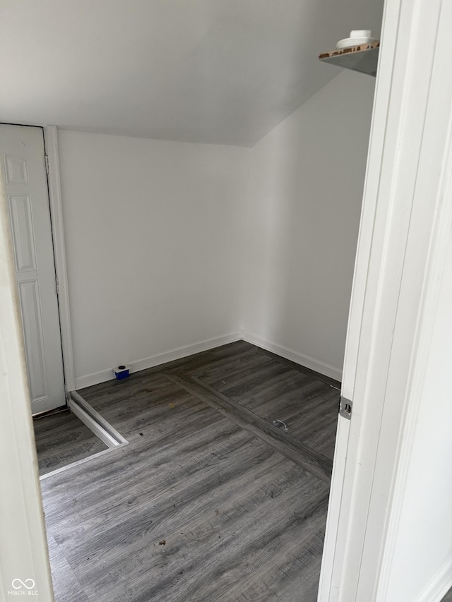 1322 S Belmont Ave, Indianapolis, IN 46221 - walk in closet featuring dark wood-style floors