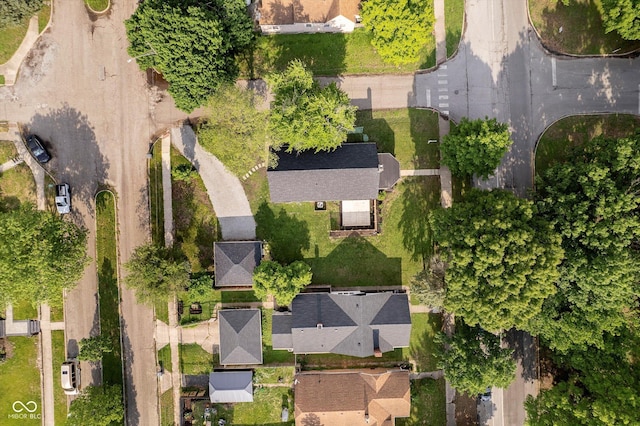 1502 Burdsal Pkwy, Indianapolis, IN 46208 - aerial perspective of suburban area
