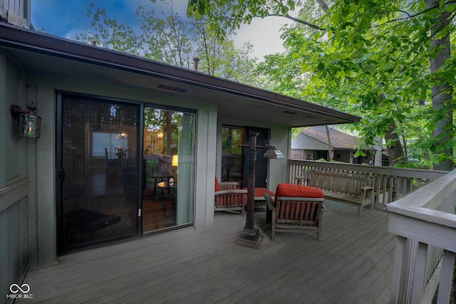 35 Osage Ct, Columbus, IN 47201 - view of wooden terrace