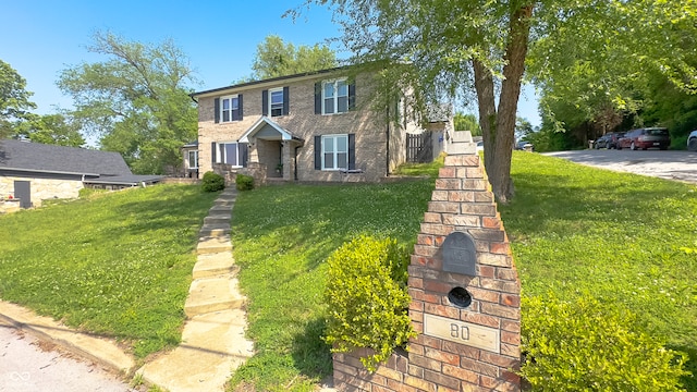 80 E College Ave, Martinsville, IN 46151 - view of front of property with a front yard