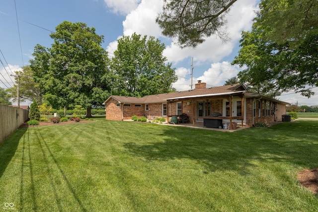 1541 Stadium Dr, Seymour, IN 47274 - view of yard featuring a patio area