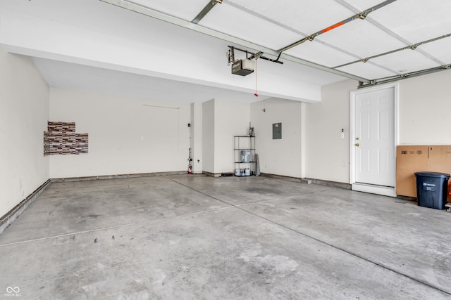 1139 Fernwood Way, Plainfield, IN 46168 - garage featuring a garage door opener and electric panel