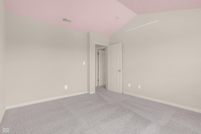 1139 Fernwood Way, Plainfield, IN 46168 - unfurnished room with vaulted ceiling, carpet flooring, and baseboards