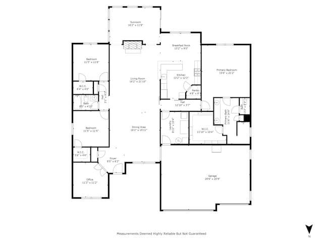 4659 W Otway Ln, New Palestine, IN 46163 - floor plan / room layout