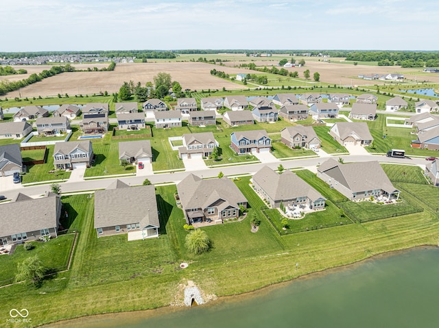 4659 W Otway Ln, New Palestine, IN 46163 - aerial view of property's location featuring a large body of water