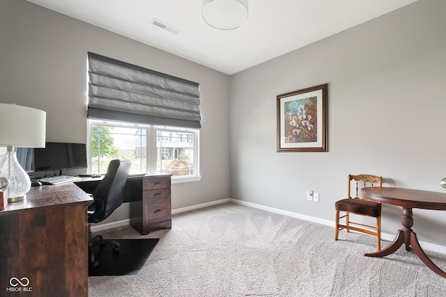 4659 W Otway Ln, New Palestine, IN 46163 - carpeted office featuring baseboards