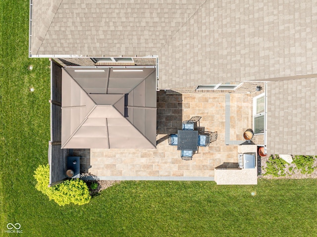 4659 W Otway Ln, New Palestine, IN 46163 - drone / aerial view