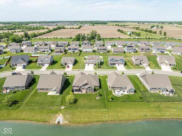 4659 W Otway Ln, New Palestine, IN 46163 - aerial overview of property's location featuring a nearby body of water and nearby suburban area