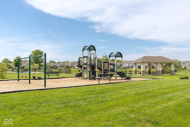 4659 W Otway Ln, New Palestine, IN 46163 - community play area with a lawn