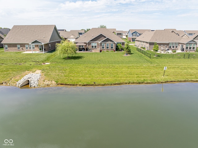 4659 W Otway Ln, New Palestine, IN 46163 - aerial view of residential area with a large body of water