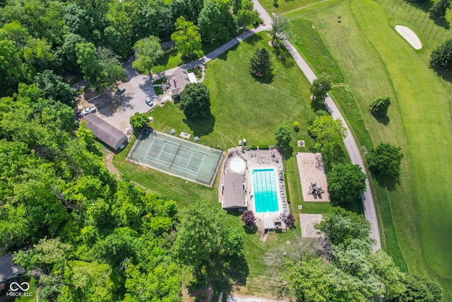 6230 E 56th St, Indianapolis, IN 46226 - bird's eye view of a pool
