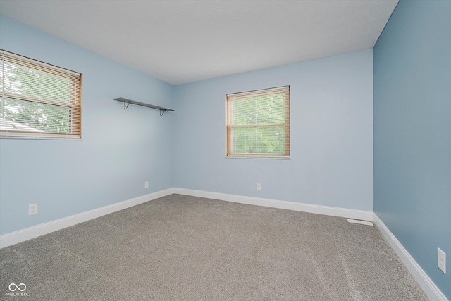 5236 Honey Comb Ln, Indianapolis, IN 46221 - empty room featuring healthy amount of natural light, carpet floors, and baseboards