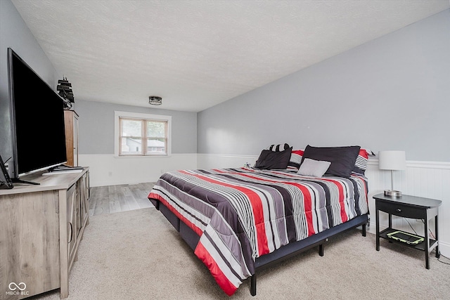 5236 Honey Comb Ln, Indianapolis, IN 46221 - bedroom with a wainscoted wall and light colored carpet