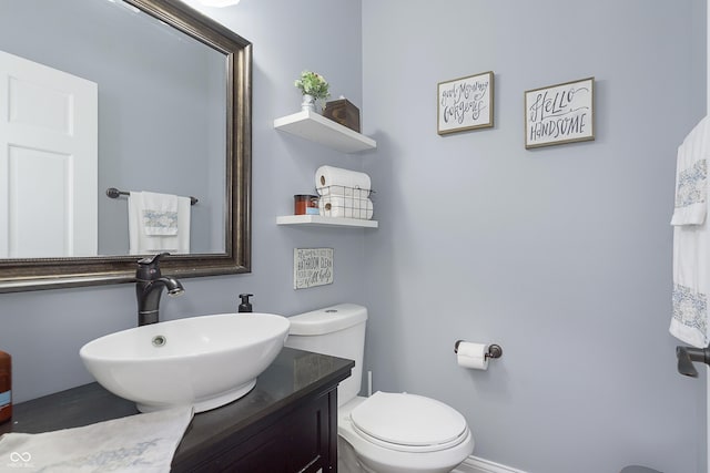 7430 Franklin Parke Woods, Indianapolis, IN 46259 - bathroom featuring vanity and toilet