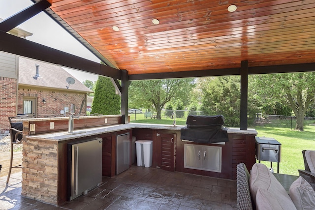 7430 Franklin Parke Woods, Indianapolis, IN 46259 - view of patio